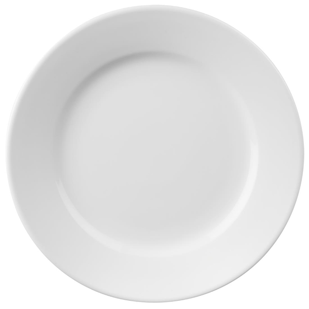 Olympia Athena Wide Rimmed Plates 203mm (12 Pack)