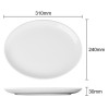 Olympia Athena Oval Coupe Plates (6 Pack)