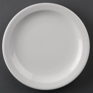 Bulk Buy Olympia Athena Narrow Rimmed Plates 205mm (36 Pack)