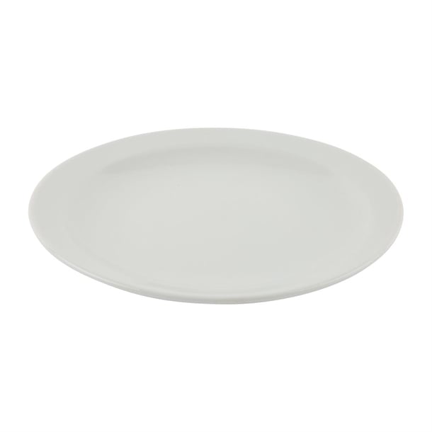 Bulk Buy Olympia Athena Narrow Rimmed Plates 205mm (36 Pack)