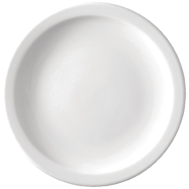 Bulk Buy Olympia Athena Narrow Rimmed Plates 205mm (36 Pack)