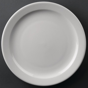 Olympia Athena Narrow Rimmed Plates 255mm (12 Pack)