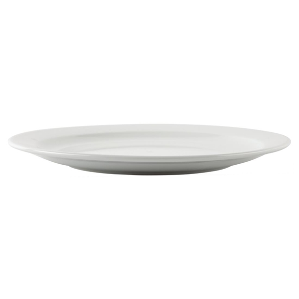 Olympia Athena Narrow Rimmed Plates 255mm (12 Pack)