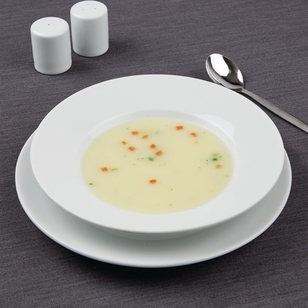 Olympia Athena Rimmed Soup Bowls (6 Pack)