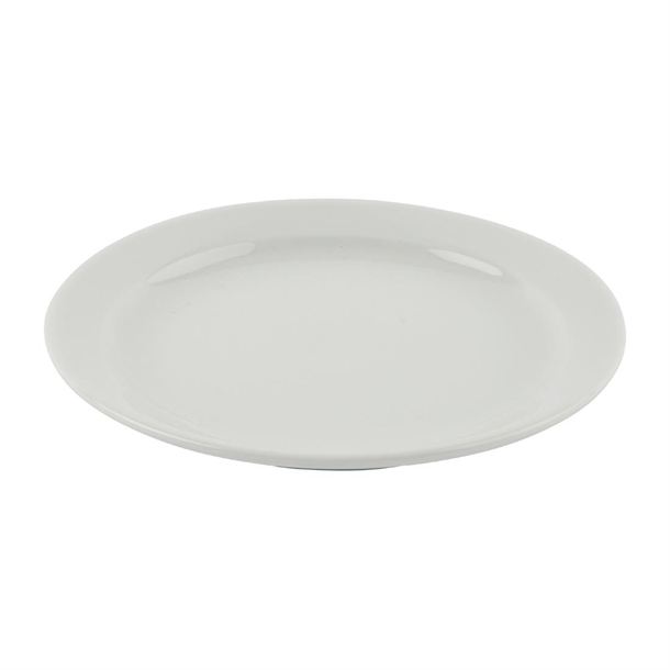 Olympia Athena Narrow Rimm (12 Pack)ed Plates 165mm (12 Pack)