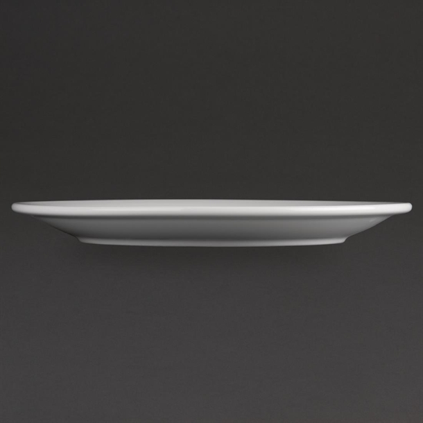 Olympia Athena Narrow Rimmed Plates 226mm (12 Pack)