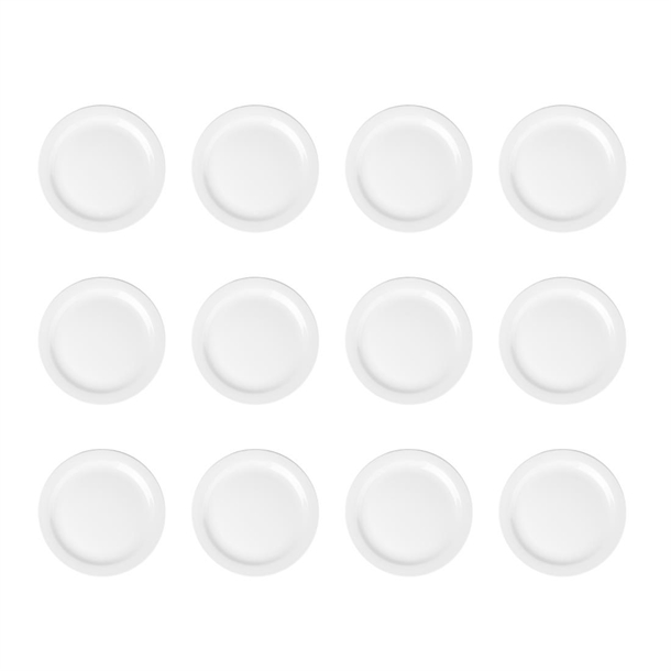 Olympia Athena Narrow Rimmed Plates 226mm (12 Pack)