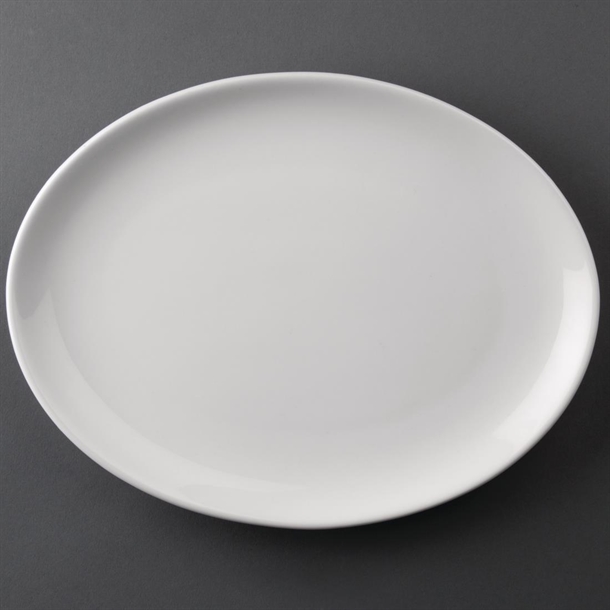 Olympia Athena Oval Coupe Plates (12 Pack)