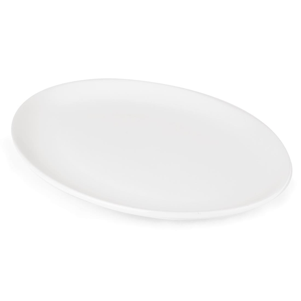 Olympia Athena Oval Coupe Plates (12 Pack)
