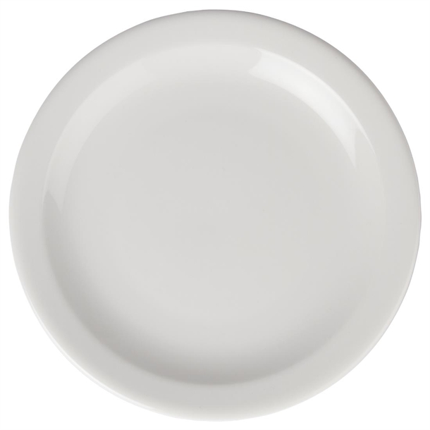Olympia Athena Narrow Rimmed Plates 205mm (12 Pack)