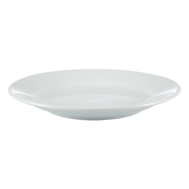 Olympia Whiteware Wide Rimmed Plates 165mm (12 Pack)