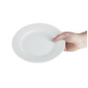 Olympia Whiteware Wide Rimmed Plates 230mm (12 Pack)
