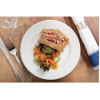 Olympia Whiteware Wide Rimmed Plates 230mm (12 Pack)