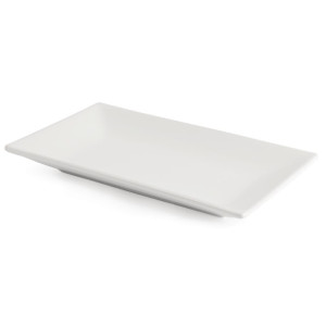 Olympia Whiteware Serving Rectangular Platters 250x 150mm (4 Pack)