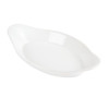 Olympia Whiteware Oval Eared Dishes 229 x 127mm (6 Pack)