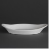 Olympia Whiteware Oval Eared Dishes 229 x 127mm (6 Pack)