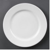 Olympia Whiteware Wide Rimmed Plates 310mm (6 Pack)