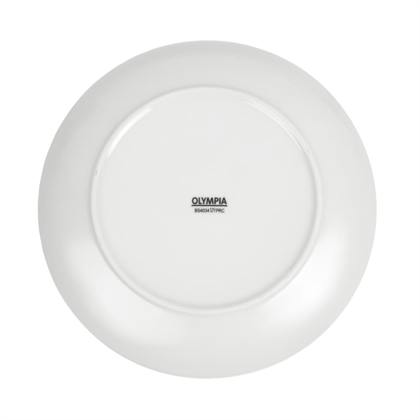 Olympia Whiteware Coupe Plates 230mm (12 Pack)