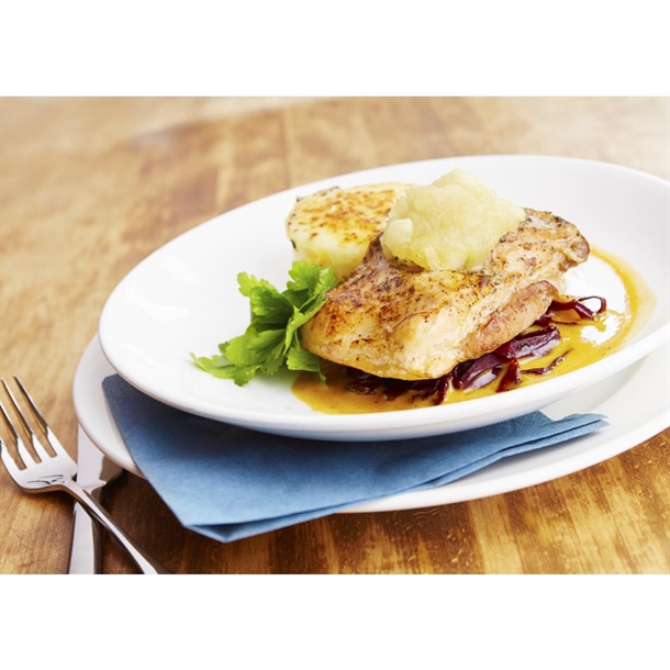 Olympia Whiteware Coupe Plates 230mm (12 Pack)