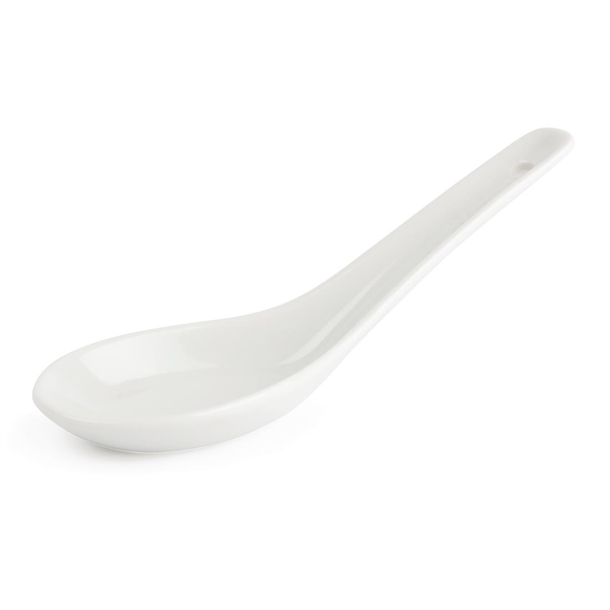 Olympia Whiteware Rice Spoons 130mm (24 Pack)