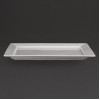 Olympia Wide Rim Rectangular Platter 400 x 295mm