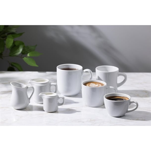 Olympia Whiteware Low Mugs 220ml (12 Pack)