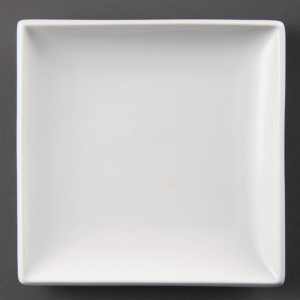 Olympia Whiteware Square Plates 180mm (12 Pack)