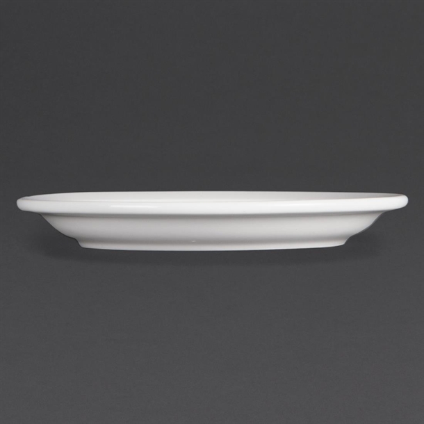 Olympia Whiteware Narrow Rimmed Plates 150mm (12 Pack)
