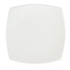 Olympia Whiteware Rounded Square Plates 240mm (12 Pack)