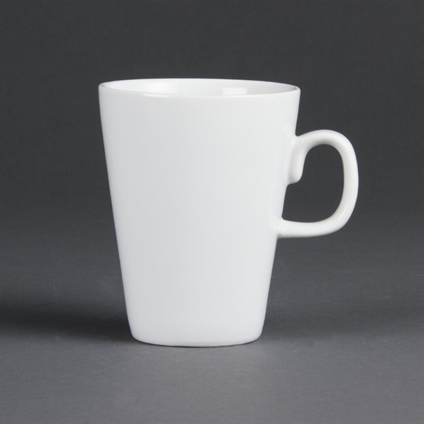Olympia Whiteware Latte Mugs 310ml (12 Pack)