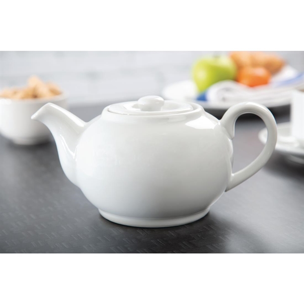 Olympia Whiteware Teapots 852ml (4 Pack)