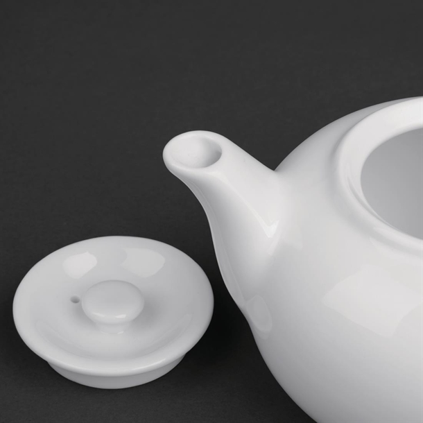 Olympia Whiteware Teapots 852ml (4 Pack)