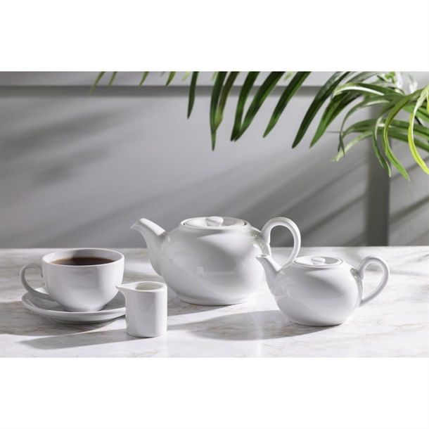 Olympia Whiteware Teapots 852ml (4 Pack)