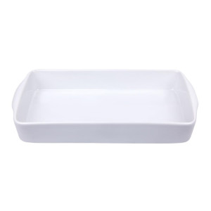 Olympia Whiteware Oblong Roasting Dishes 305 x 163mm (6 Pack)