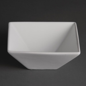 Olympia Whiteware Square Bowls 170mm (12 Pack)