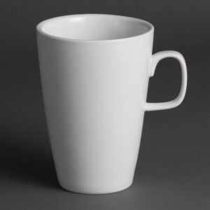 Olympia Whiteware Latte Mugs 400ml 14oz (12 Pack)