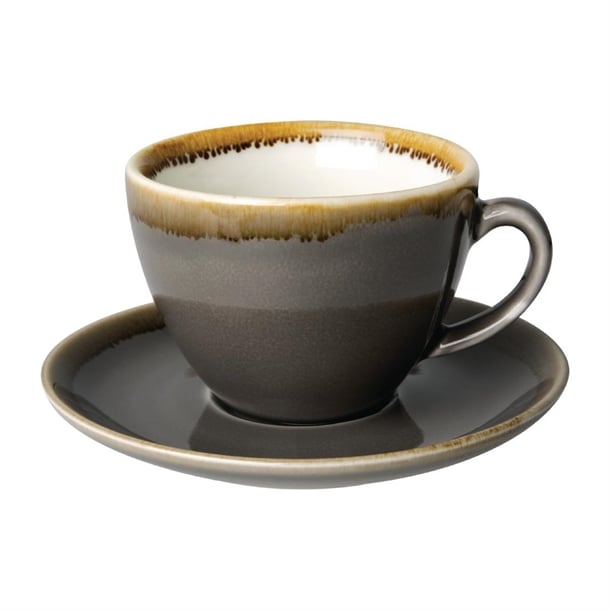 Olympia Kiln Coffee Cups Smoke 228ml (6 Pack)