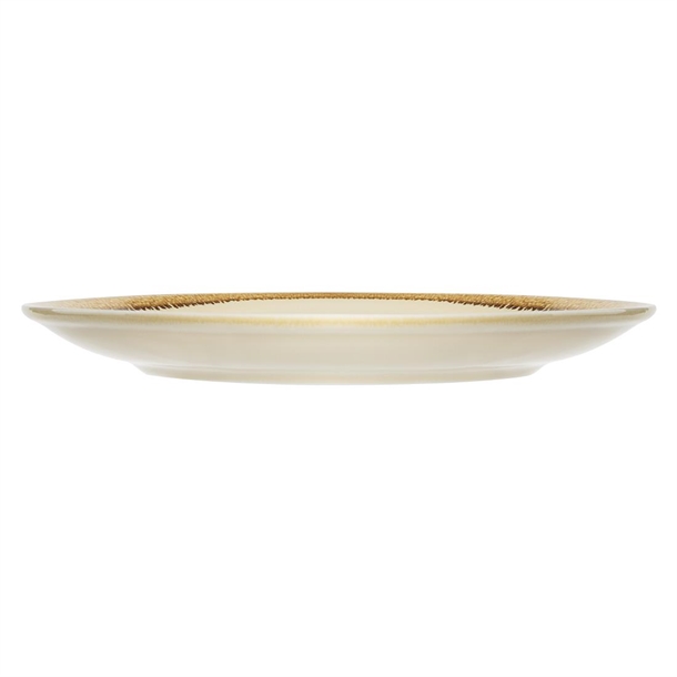 Olympia Kiln Round Coupe Plate Sandstone 230mm (6 Pack)