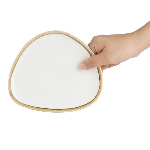 Olympia Kiln Triangular Plate Chalk 165mm (Pack of 6)