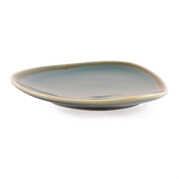 Olympia Kiln Triangular Plate Ocean 165mm (6 Pack)