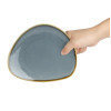 Olympia Kiln Triangular Plate Ocean 165mm (6 Pack)