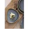 Olympia Kiln Triangular Plate Ocean 165mm (6 Pack)