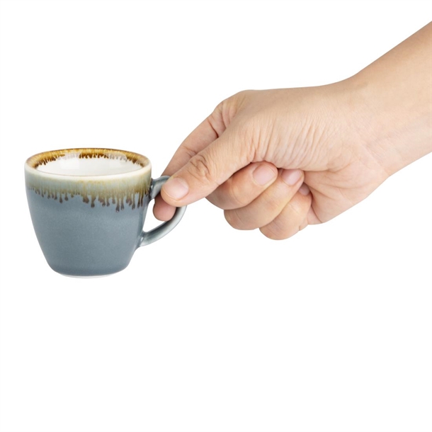 Olympia Kiln Espresso Cups Ocean 85ml (6 Pack)