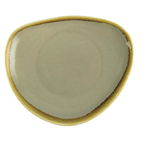 Olympia Kiln Triangular Plate Moss 230mm (6 Pack)