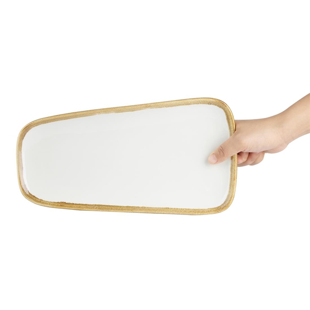 Olympia Kiln Platter Chalk 295mm (Pack of 4)