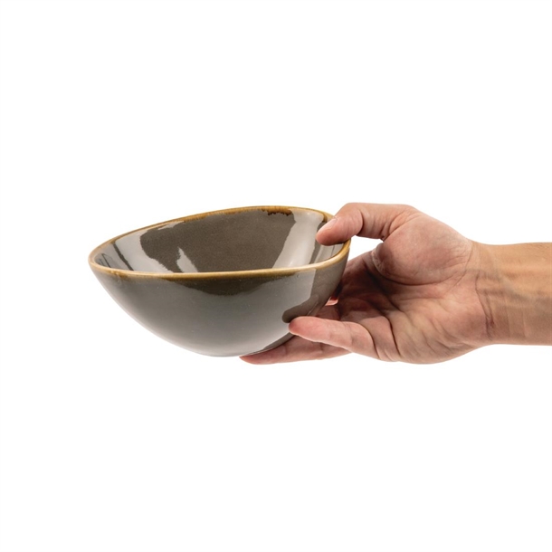 Olympia Kiln Bowl Smoke 165mm (6 Pack)