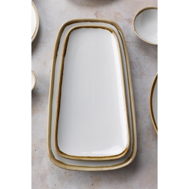 Olympia Kiln Platter Chalk 335mm (Pack of 4)