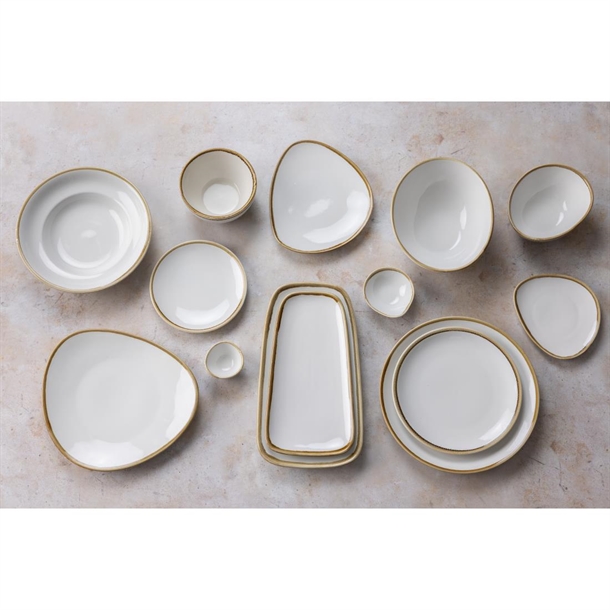 Olympia Kiln Platter Chalk 335mm (Pack of 4)