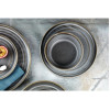 Olympia Cavolo Flat Round Bowls Charcoal Dusk 143mm (6 Pack)