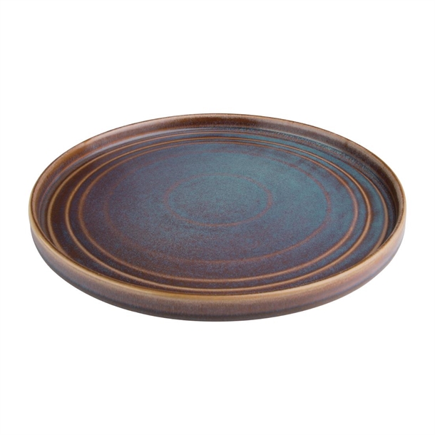 Olympia Cavolo Iridescent Flat Round Plate 270mm (4 Pack)